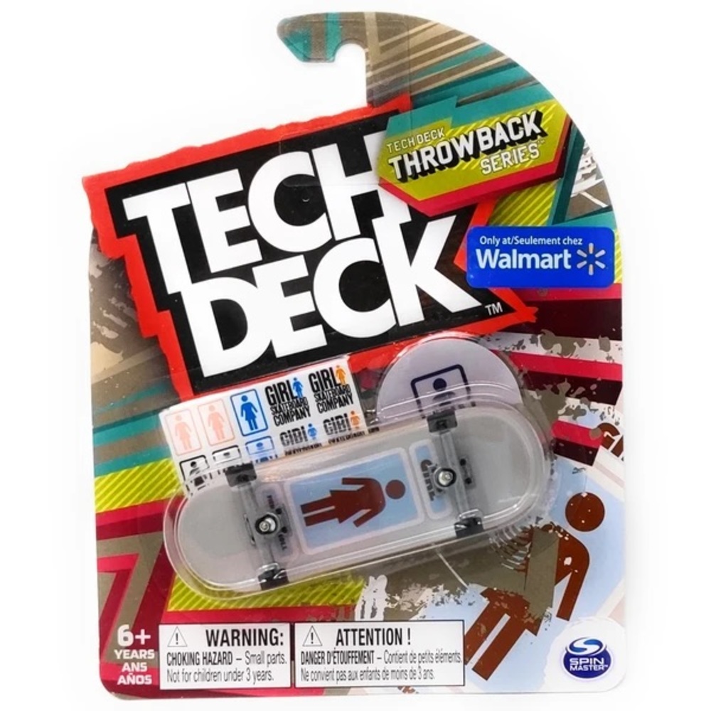 Tech Deck Fingerboard Skateboard Throwback Series Ultra Rare Girl 96mm